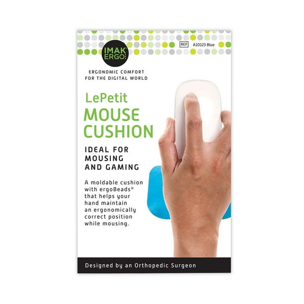 Le Petit Mouse Wrist Cushion, 4.25 x 2.5, Teal Le Petit Mouse Wrist Cushion, 4.25 x 2.5, Teal