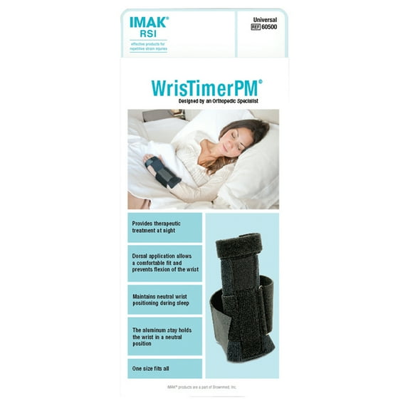 IMAK RSI WrisTimer PM, Universal Size, Black