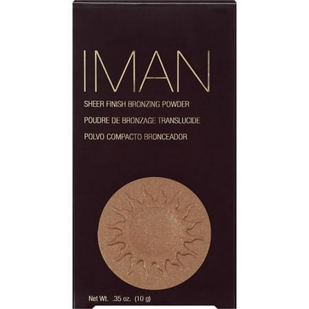IMAN Cosmetics IMAN Sheer Finish Bronzing Powder, 0.35 oz