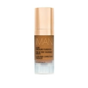 IMAN Cosmetics Luxury Concealing Foundation, Deep Skin, Earth 1, 0.5 fl oz