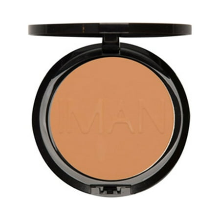IMAN Luxury Pressed Powder, Clay Medium