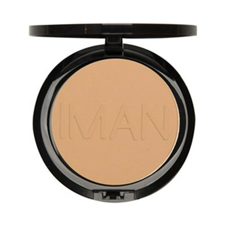 IMAN Luxury Pressed Powder, Sand Light/Medium