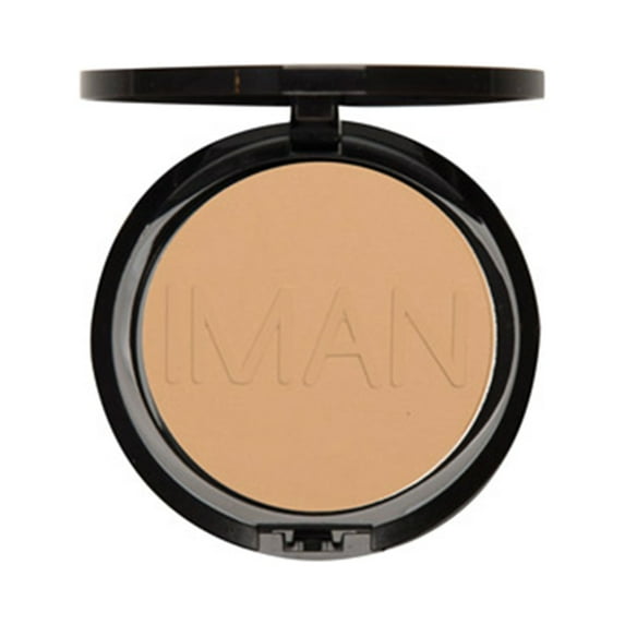 IMAN Luxury Pressed Powder, Sand Light/Medium
