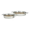 thumbnail image 1 of IMAX 14343-2 Brice Wood & Aluminum Trays - Set of 2, 1 of 2