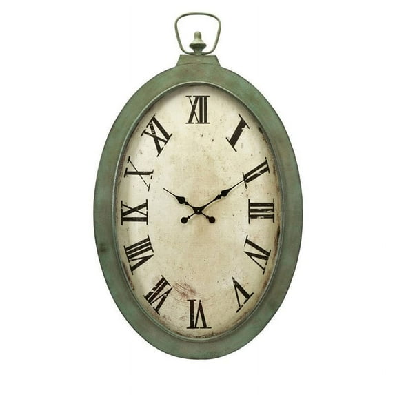 IMAX Corporation Noran Oversized Wall Clock in Green