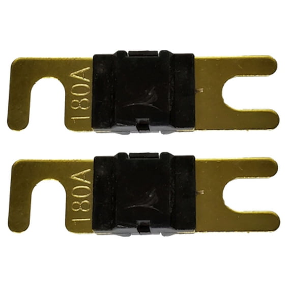 IMC Audio 180 Amp Mini ANL Fuse Gold for Car Audio Auto Marine Audio 2 Pack