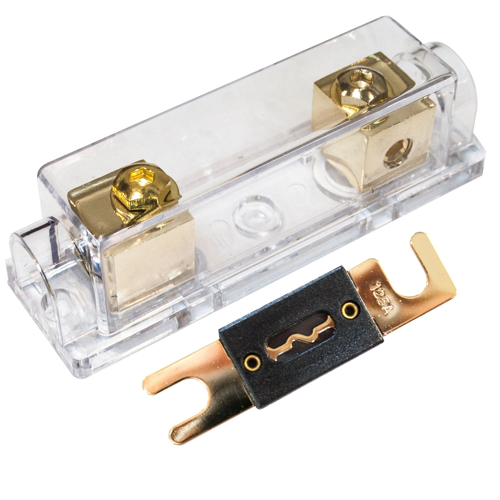 IMC Audio ANL Fuse Holder Fits 0 2 4 Gauge Wire with 300 Amp ANL Fuse