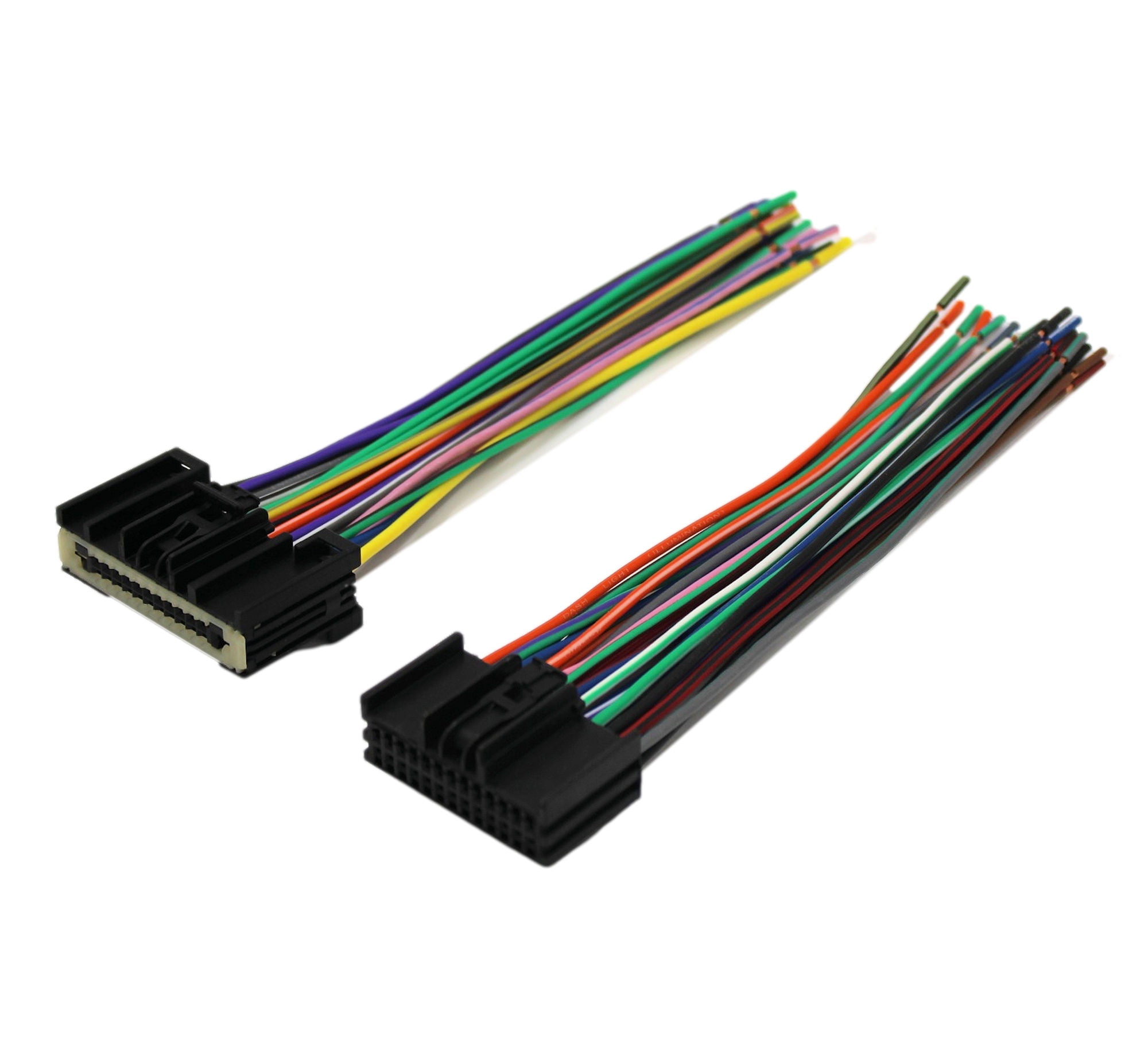 Factory Radio Installation Harness - OEM Reverse Dash Wire Plug For Chrysler, Dodge, Jeep Vehicles