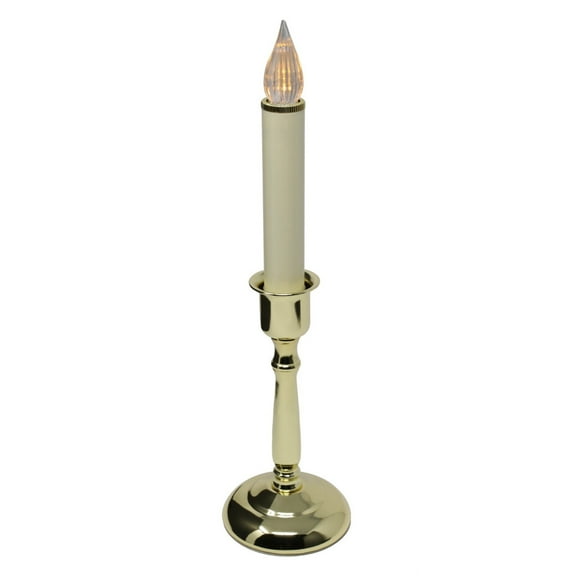 IMC Bayside (#SB900) B/O LED Window Candle with Sensor, 12" - Brass (Qty 1)