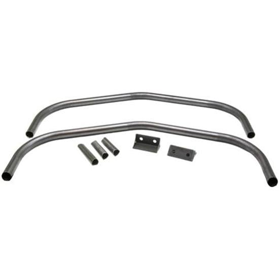 Speedway Motors IMCA Modified Front Bumper Kit Built from 1-1/2 Inch O.D. Steel Tubing Bolt-On Design with Weld-In Brackets IMCA Approved Natural Finish