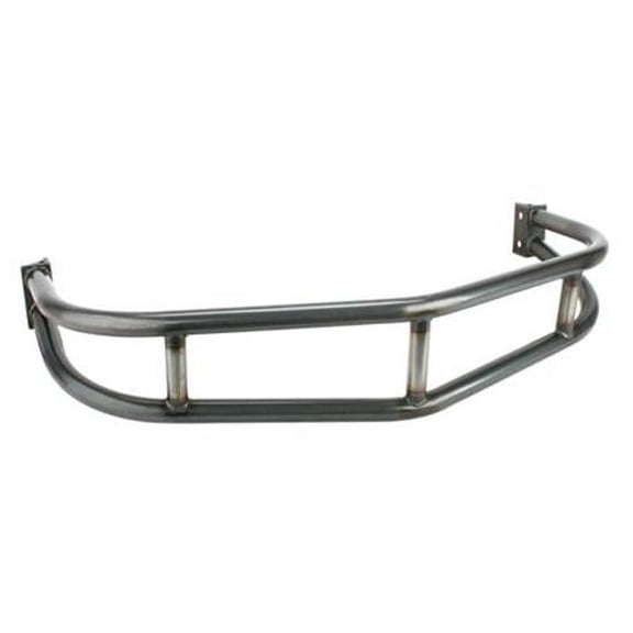 IMCA Modified Metric Front Bumper: Fully Welded, 38-1/2" Inside Width, Bolt-On Ready for Chassis, Durable 1-1/2" Tube Construction, Raw Steel Finish for Custom Paint Match