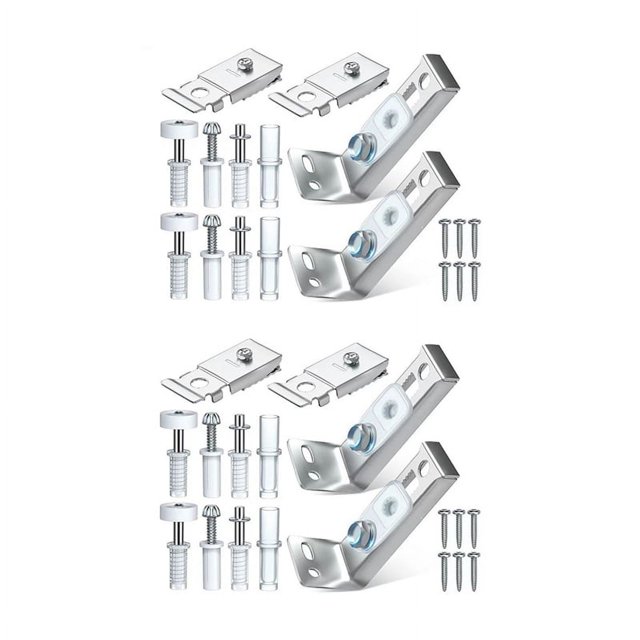 IMCBSTT 4 Pcs Bifold Door Hinge Bifold Door Hardware Repair Kit Sliding