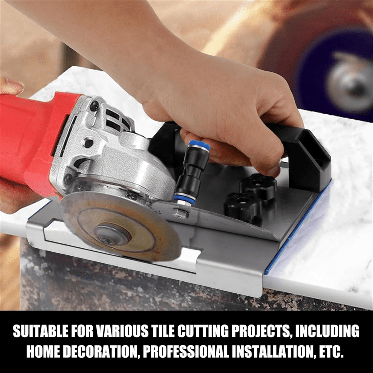 IMCBSTT Angle Grinder Stand for Tile 45° Chamfer Cutting,Tile