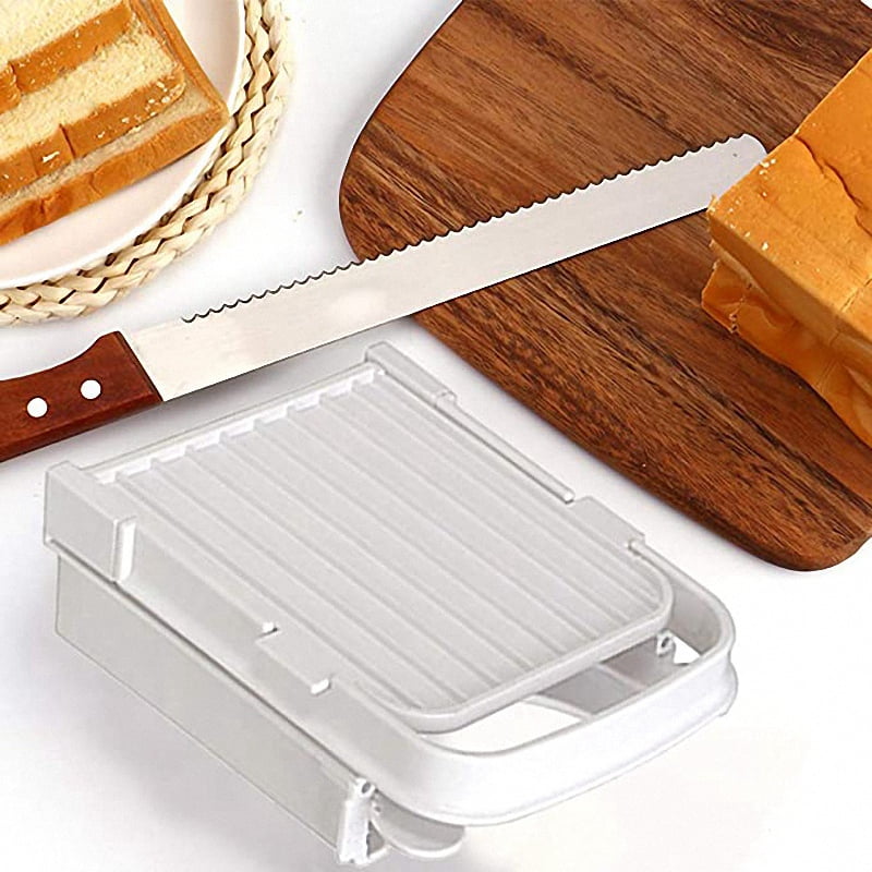 IMCBSTT Home Breakfast Bread Toast Slicer Foldable Bread Shredder Toast ...