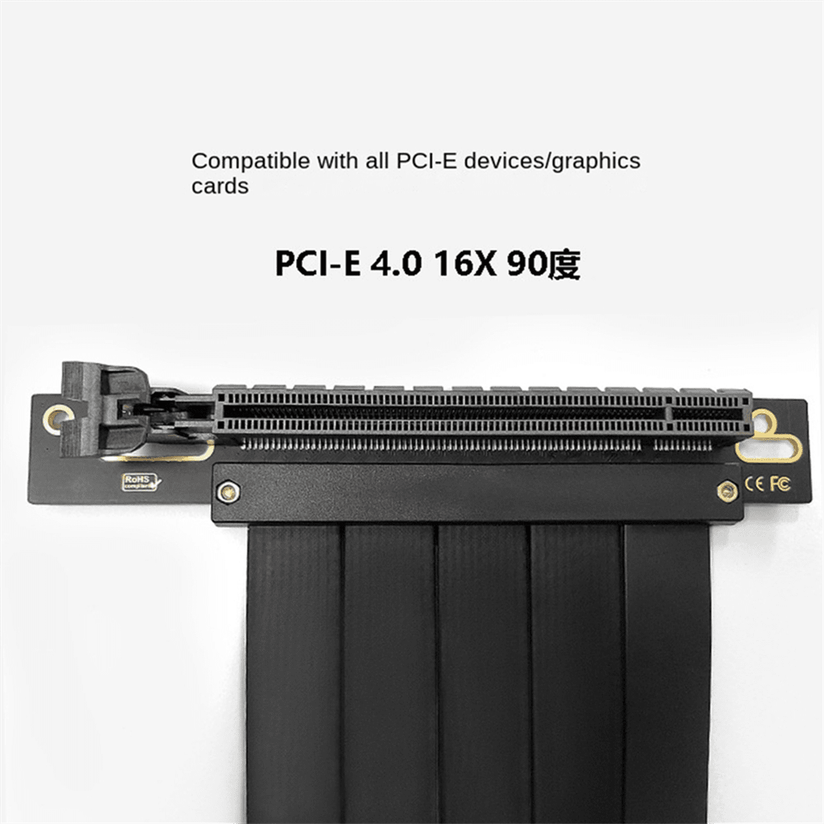 IMCBSTT PCI-E 4.0 16X Graphics Card Extension Cable Adapter Board ...