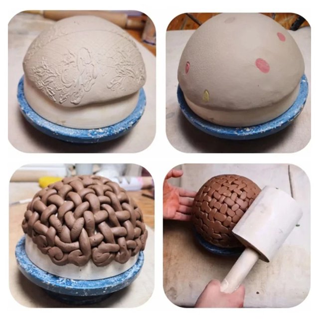 IMCBSTT Pottery Tools Hemispherical/SemiCircular Modeling Mold DIY