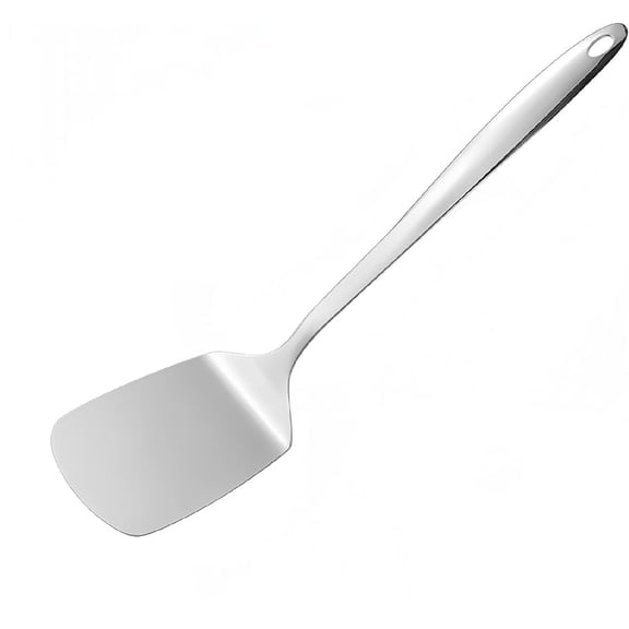 IMEEA Stainless Steel Spatula Set Metal Spatulas for Kitchen Use Slotted Turner for Cooking, 13.5-Inch