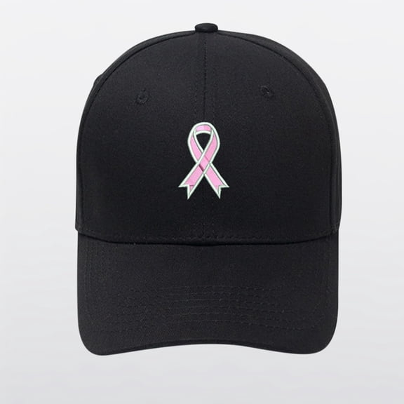 IMENGL Breast Cancer Awareness Embroidered Dad Hat Adjustable Soft Cotton Twill Polyester Low Profile Pigment Dyed With Sweatband 6 Eyelets For All Seasons Casual Running Sports Camping Hiking