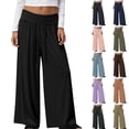 thumbnail image 1 of IMENGL Casual Cropped Pants for Women Soft Yoga Sweat Comfy High Waisted Pajama with Pockets Trousers Loose Women's Wide Leg Pant,M-XXXXXXL, 1 of 5