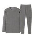 thumbnail image 1 of IMENGL Pajamas for Women Nightgowns & Sleepshirts Fleece Two Piece Set Including Top and Pants Soft Robes Women's Sleepwear,Gray, 1 of 7