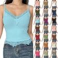 thumbnail image 1 of IMENGL Women's Slim-Fit Camisole Casual Lace Thin Shirt Sleeveless Soft Tank Top for Womens,M-XXL, 1 of 5