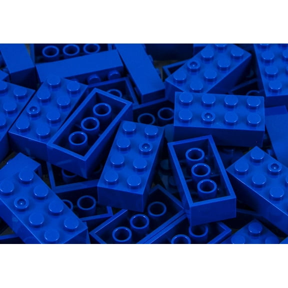 IMEX 2x4 Stud Royal Blue Interlocking Building Bricks 100 Pieces