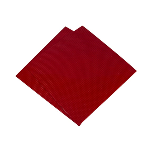 IMEX 50x50 Stud Red Baseplates 2 Pack (15.75"x15.75") Compatible With All Major Brands