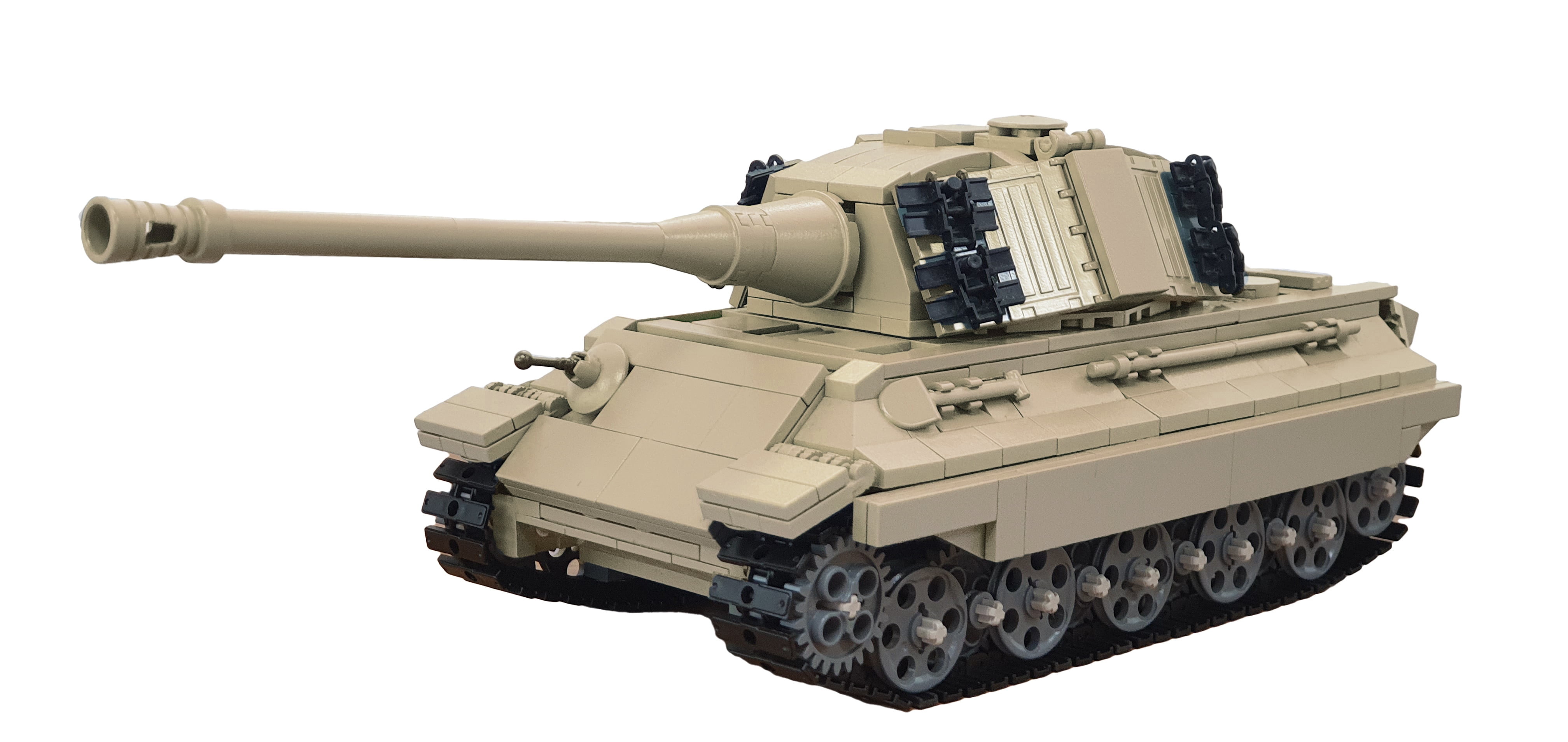 IMEX Oxford King Tiger German WWII Heavy Tank Brick Building IMEX Oxford King Tiger German WWII Heavy Tank Brick Building