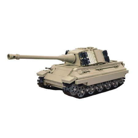 IMEX Oxford King Tiger German WWII Heavy Tank Brick Building Set (767 Pieces)