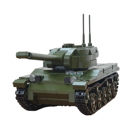IMEX Oxford M41 Walker Bulldog U.S. Light Tank Brick Building Set (584 Pieces)