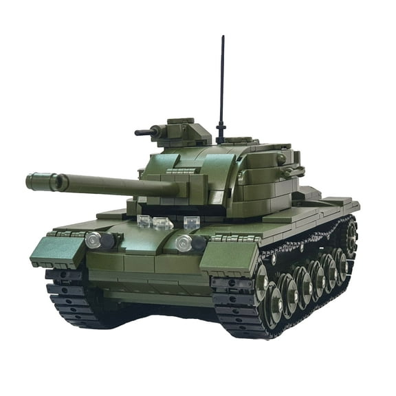 IMEX Oxford M48 Patton U.S. Main Battle Tank Brick Building Set (663 Pieces)