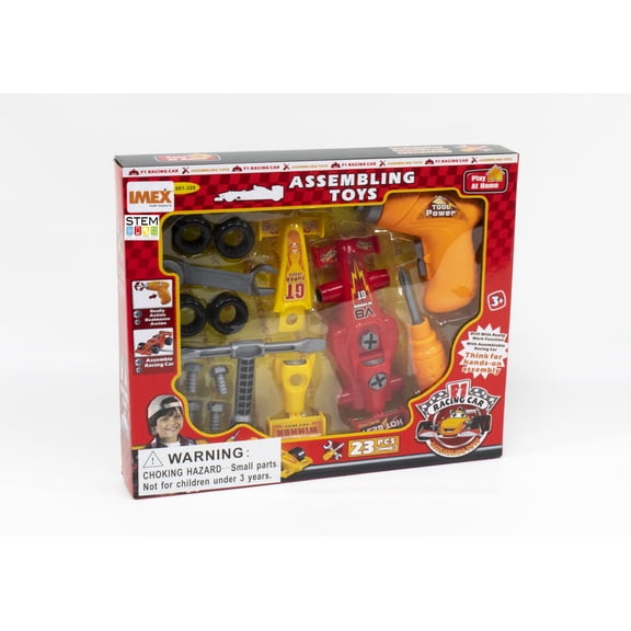 IMEX STEM Take Apart Toys - F1 Racing Car (23 Pieces)