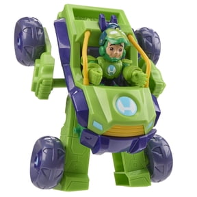 Marvel Iron Man and his Awesome Friends Iron Hulk 2-In-1 Mech Suit & Vehicle Set for Kids Ages 3 and up