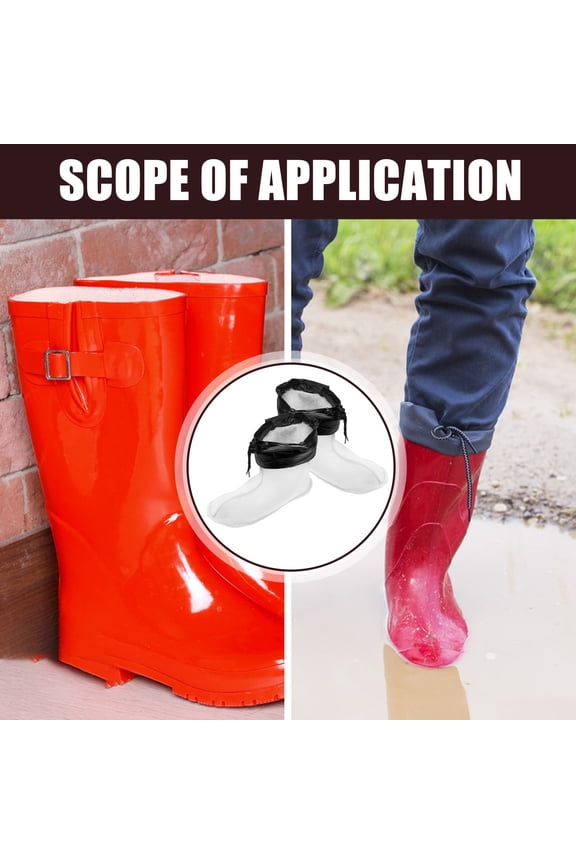 1 Pair of Boot Liners Warm Cotton Cold Protection for Work