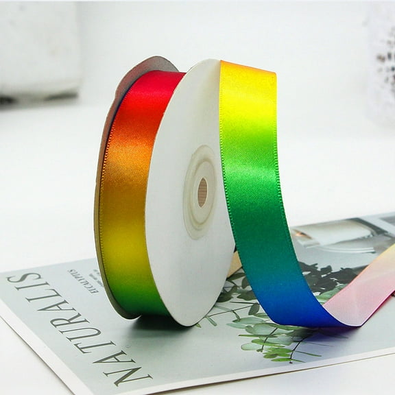 IMIKEYA 1 Roll Floral Ribbon for Bouquets Multi Decorative Ribbon for Baking Packing