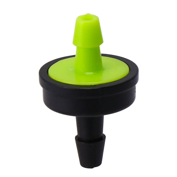 IMIKEYA 100Pcs Black Flow Stabilizer Drip Emitters for Efficient Irrigation Systems