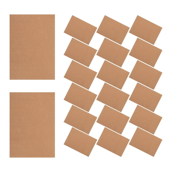 IMIKEYA 100Pcs Brown Kraft Cardboard Paper Sheets Durable Chipboard for Shipping Inserts and Packaging