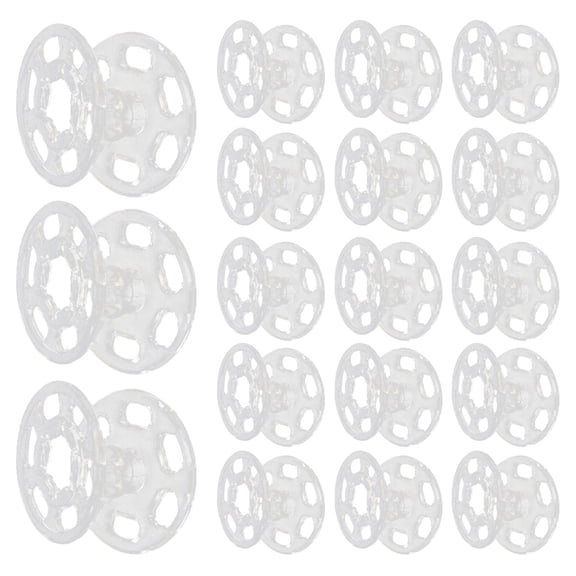 IMIKEYA 100Pcs Invisible Snap Buttons for Jackets and Craft Projects with Comfortable Resin Material