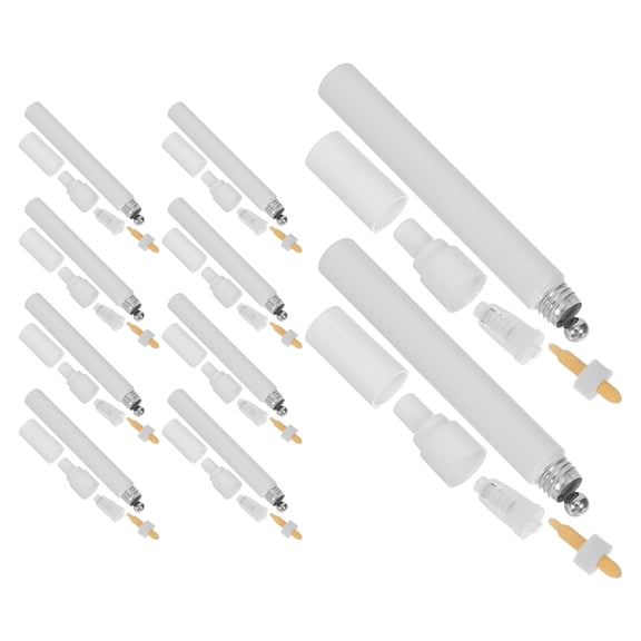 IMIKEYA 10Pcs Fillable Paint Pens Empty Marker Tubes with Round Tip for Smooth Acrylic Paint Application
