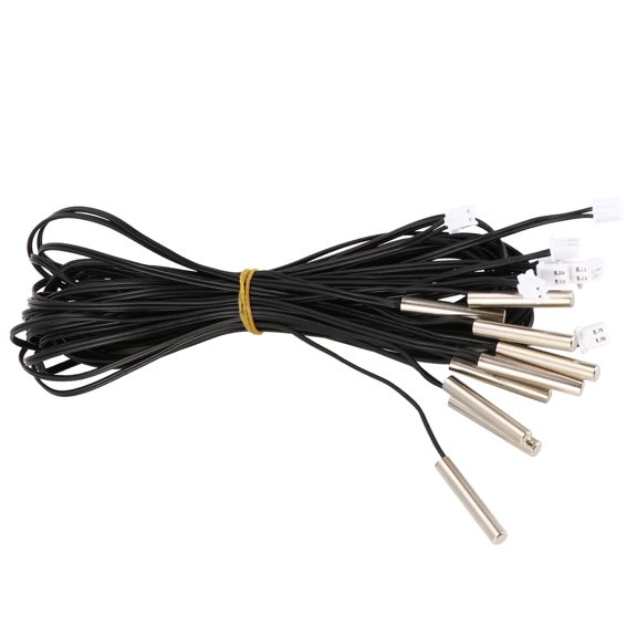 IMIKEYA Industrial Temperature Probe Black Thermistor Sensor for Accurate and Consistent Temperature Readings