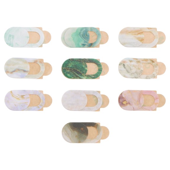 IMIKEYA 10Pcs Webcam Cover Privacy Sticker Ultra Thin Privacy Patch Compatible with USB Webcams