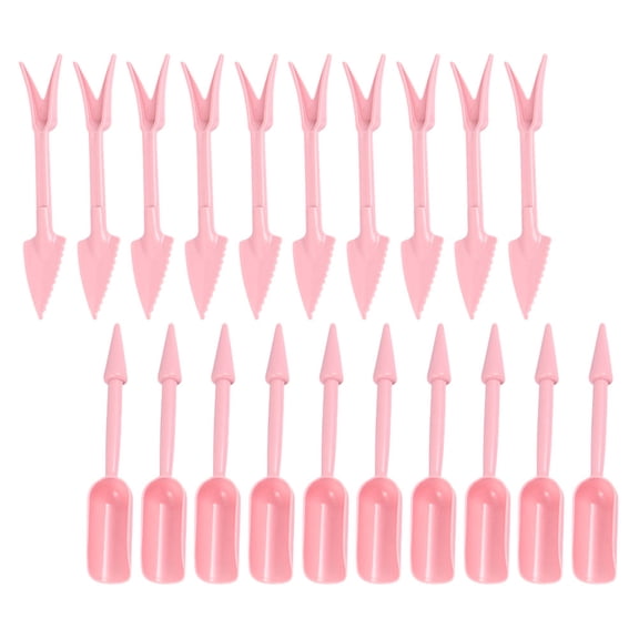 IMIKEYA 10Sets Plastic Bonsai Planting Tools with Humanized Design for Easy Transplanting
