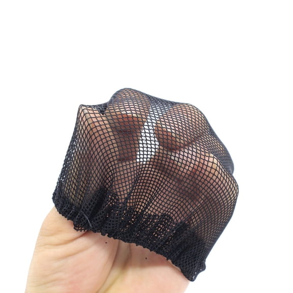 IMIKEYA 10pcs Hair Bun Cover for Women with Elastic for Hair Protection and Office Occasions