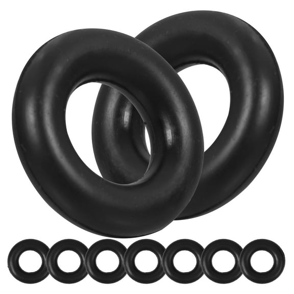 IMIKEYA Sewing Machine Parts Black Rubber Rings Durable for DIY Projects 10Pcs