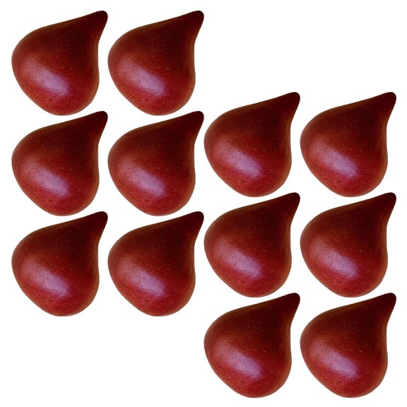 IMIKEYA 12Pcs Decorative Artificial Fig Fruit Simulation Prop Multi Color Plastic Faux Fruit Display
