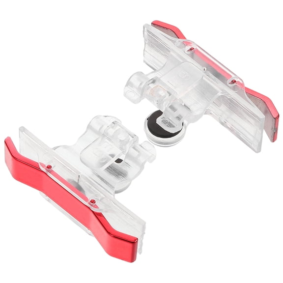 IMIKEYA Red ABS Shooting Mobile Game Controller for Enhanced Precision and Comfort 1Pair