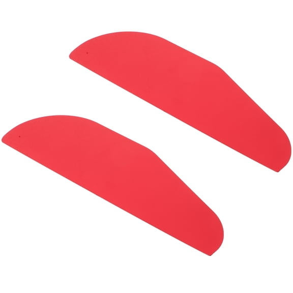 IMIKEYA 1 Pair Red PVC Rearview Mirror Visor for Cars with Clear Transparent Guard Design, and Stylish