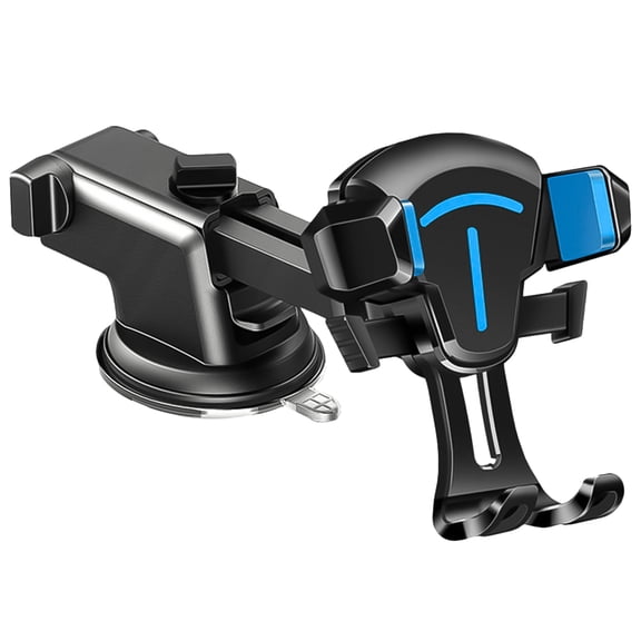 IMIKEYA Car Phone Holder with Strong Suction Cup, Creative Design Blue Vehicle Mount for Secure Mobile Device Placement