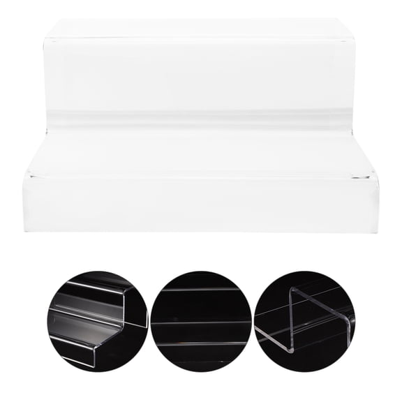 IMIKEYA 1Pcs 2-Tier Riser Acrylic Stand for Makeup