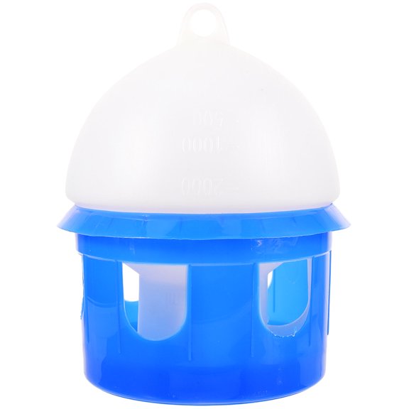 IMIKEYA 1Pc Blue Pet Dove Water Feeder Automatic Self Drinking Bowl